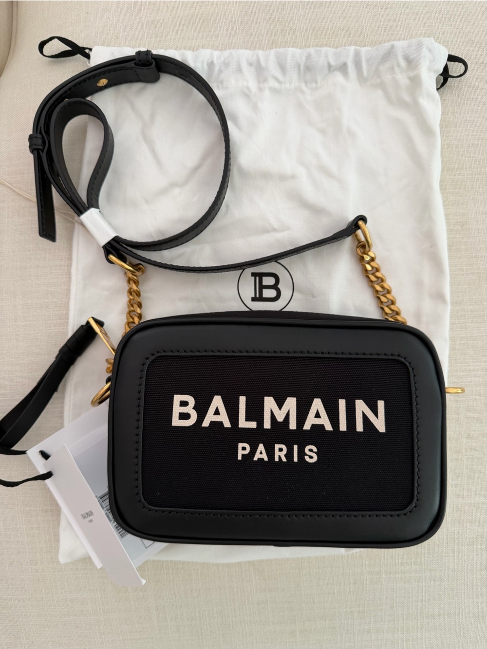 Balmain crossbody camera bag black NWT - Picture 4 of 10